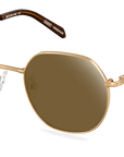 Sluneční brýle Bruno Gold/Americano