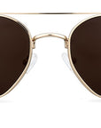 Clipon na brýle Arthur Gold/Brown