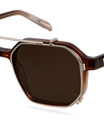 Clip On Sun Blair - Gold/Brown