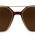 Clip On Sun Blair - Gold/Brown