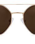 Clipon na brýle Brighton Gold/Brown