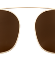 Clip On Sun Maggie - Gold/Brown