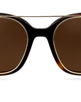 Clip On Sun Maggie - Gold/Brown
