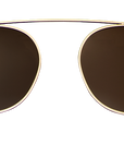 Clip On Sun Grant Wide - Gold/Brown