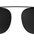 Clip On Sun Grant Wide - Matt Black/Smoke