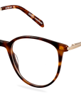 Čiré brýle Olivia Satin Gold/Brown Havana