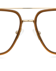 Čiré brýle Peter Gold/Chestnut Brown