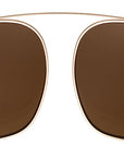 Clipon na brýle Reese Gold/Brown