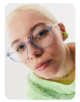 Čiré brýle Tracy Satin Silver/Cool Water