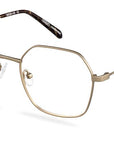 Čiré brýle Zoya Titanium Satin Brass/Brown Marble