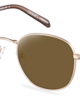 Sluneční brýle Leo Wide Gold/Americano