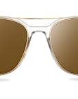 Clip on Sun Louis Wide - Gold/Brown