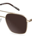Sluneční brýle Ralph Satin Gold/Cocoa Brown