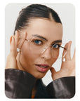 Dioptrické brýle Chloe Satin Gold/Sand