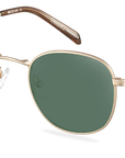 Sluneční brýle Leo Satin Gold/Americano