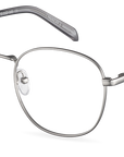 Počítačové brýle Leo Silver/Smoke