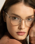 Dioptrické brýle Robin Light Brass/Rose Water
