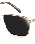 Sluneční brýle Bruce Satin Gold/Americano