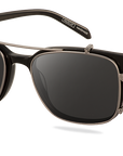 Clip on Sun Louis- Gunmetal/Smoke