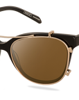 Clip on Sun Belova - Gold/Brown