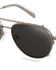 Clip on Sun Cooper - Gunmetal/Smoke