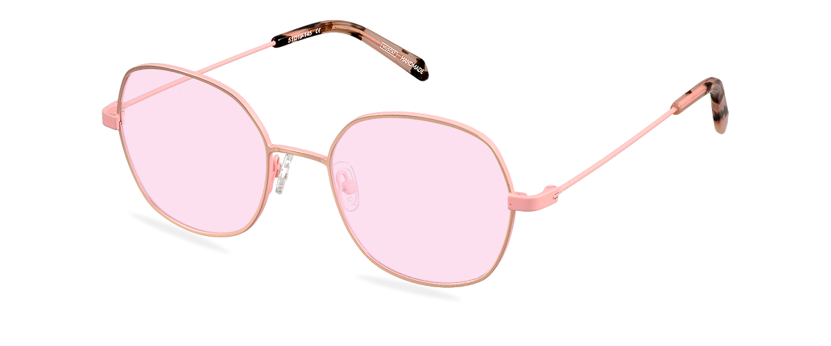 Sluneční brýle Hannah Rose Gold Pink/Powder Havana