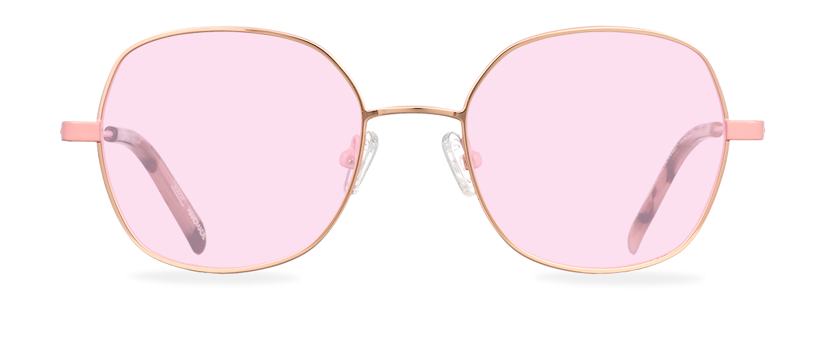 Sluneční brýle Hannah Rose Gold Pink/Powder Havana