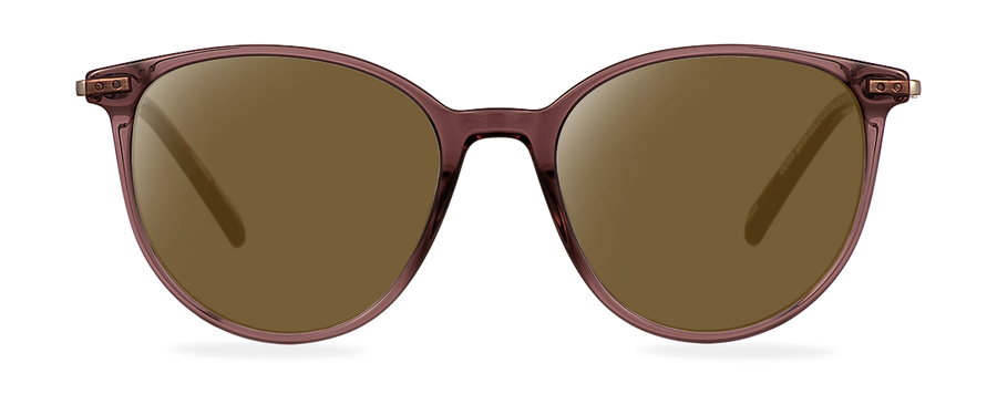 Sluneční brýle Olivia Satin Gold/Cocoa Brown