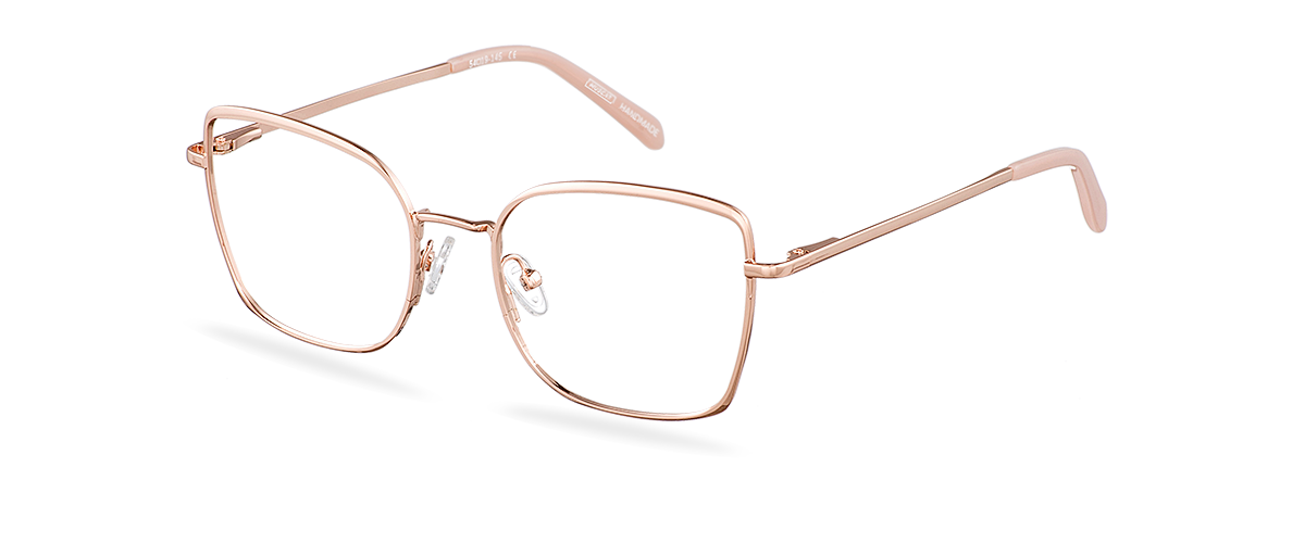 Čiré brýle Alice Rose Gold/Jaipur Pink