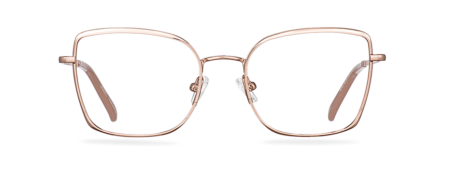 Čiré brýle Alice Rose Gold/Jaipur Pink