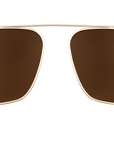 Clip On Sun Bruce Wide - Gold/Brown