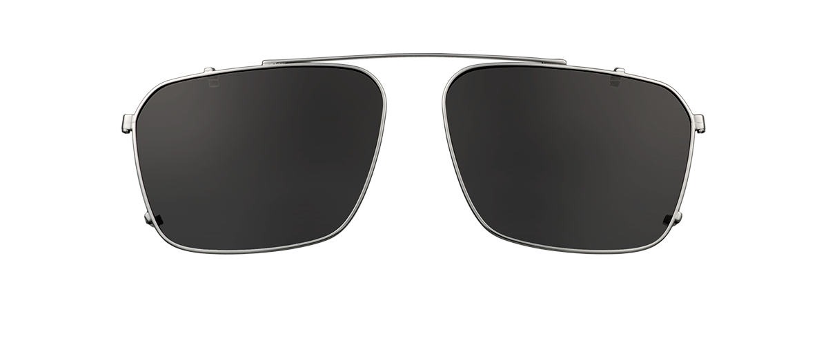 Clip On Sun Bruce Wide - Gunmetal/Smoke