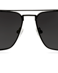 Clip On Sun Bruce Wide - Matt Black/Smoke