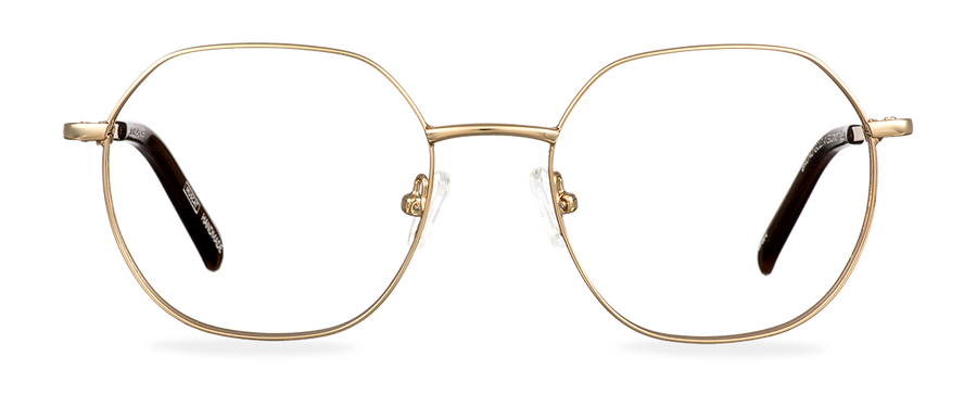 Čiré brýle Bruno Gold/Americano