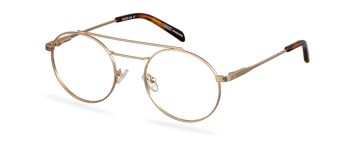 Čiré brýle Carter Gold/Brown Havana