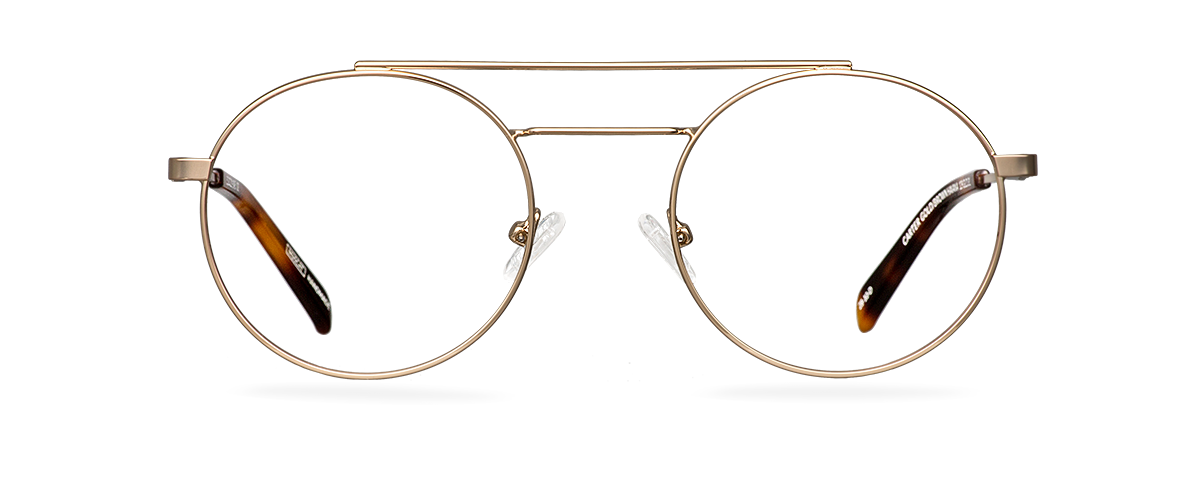 Čiré brýle Carter Gold/Brown Havana