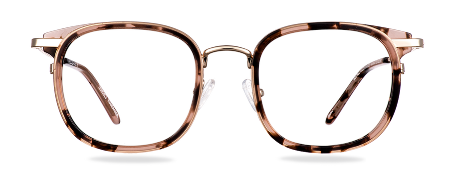 Čiré brýle George Gold/Powder Havana