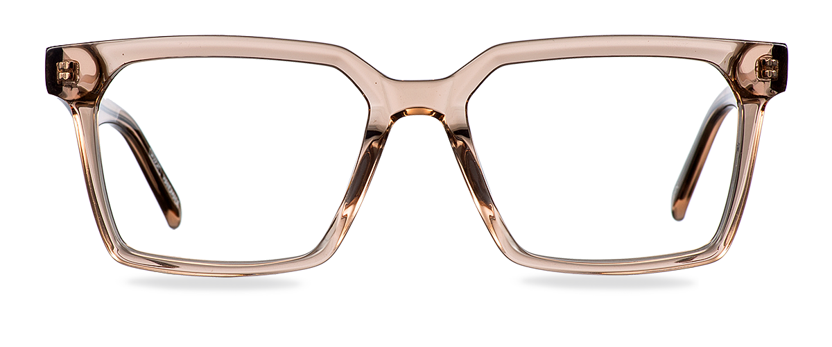 Čiré brýle Evan Light Brown