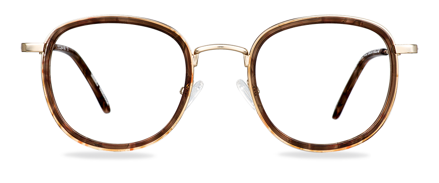 Čiré brýle Oscar Gold/Fancy Brown