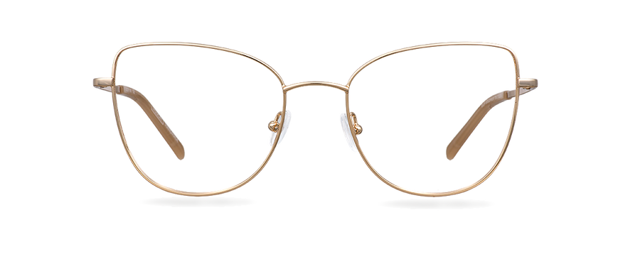 Dioptrické brýle Ella Gold/Milky Tea