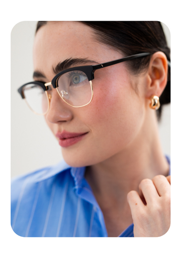 Počítačové brýle Jamie Gold/Black Magic