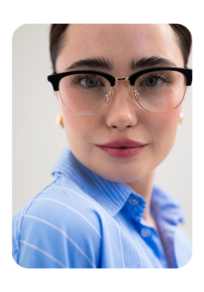 Počítačové brýle Jamie Gold/Black Magic