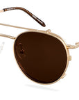 Clipon na brýle Janis Gold/Brown