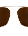 Clip On Sun Joe - Gold/Brown