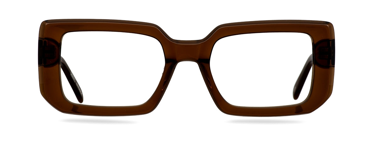 Čiré brýle Liam Chestnut Brown