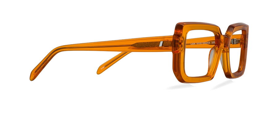 Čiré brýle Liam Vivid Orange