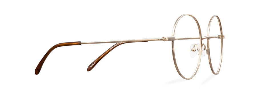 Čiré brýle Mia Gold/Chestnut Brown