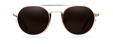 Clip On Sun Milo - Gold/Brown