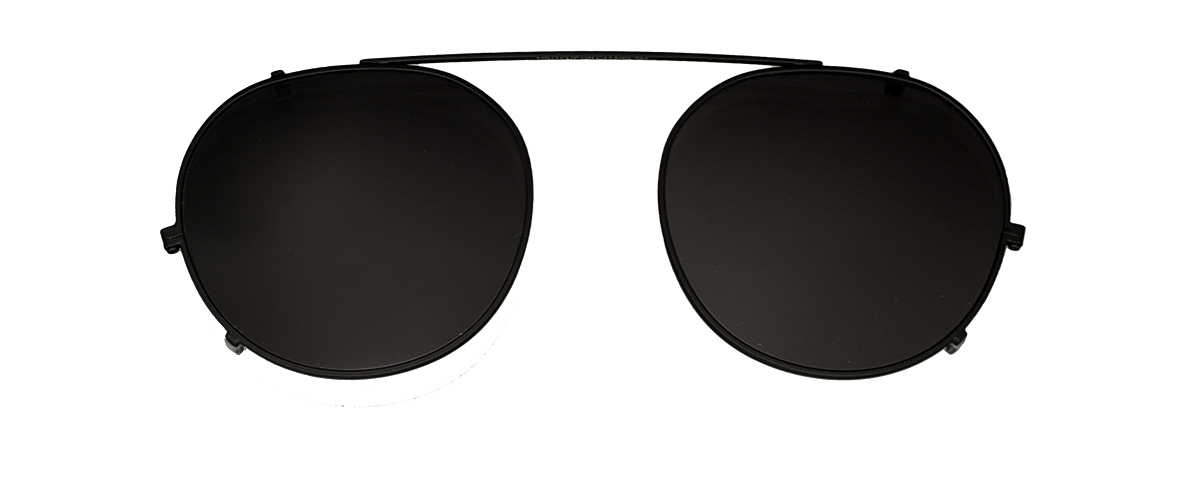 Clip On Sun Milo - Matt Black/Smoke