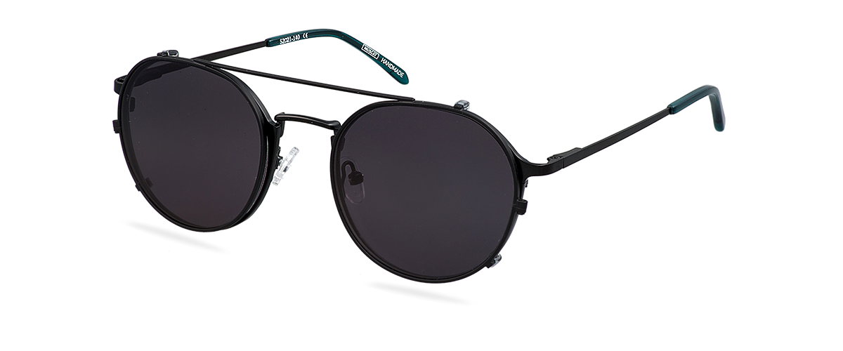Clip On Sun Milo - Matt Black/Smoke